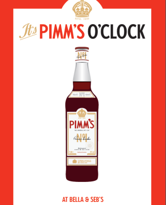 A4 PERSONALISED PIMM'S PRINT