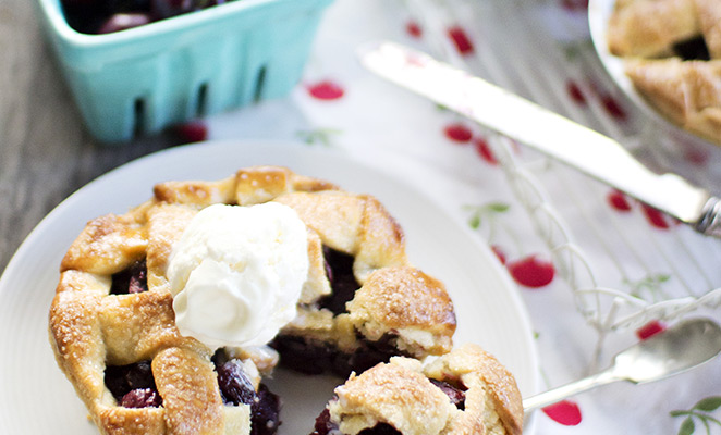 Cherry & Pimm's Pie