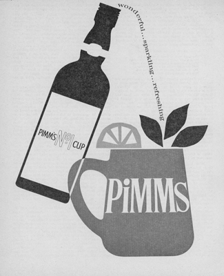 Pimm 's -ad -1960s