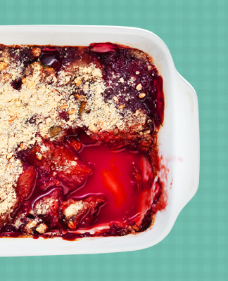 Pimm's Plum Crumble