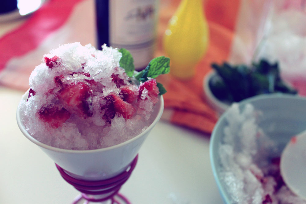 Pimm's Snow Cone